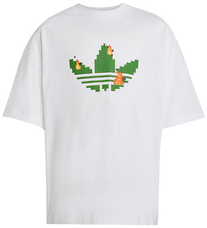 adidas Originals T-shirt - White w. Minecraft