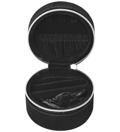 DAY ET Trinket Box - Z Jewelry Zip Round Small - Black
