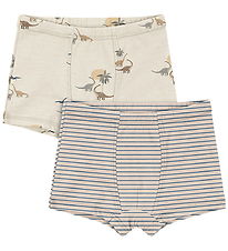 Konges Sløjd Boxers - 2-Pack - GOTS - Kubi/Stripe Bluie