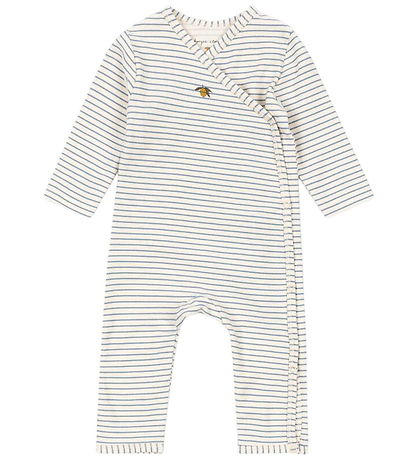 Konges Sløjd Strampler - GOTS - Stripe Blau