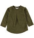 Joha Blouse - Wool - Moss Green Joha Blouse - Wool - Moss Green