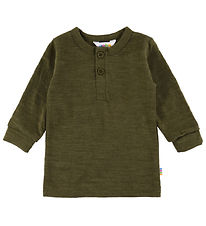 Joha Blouse - Wool - Moss Green Joha Blouse - Wool - Moss Green
