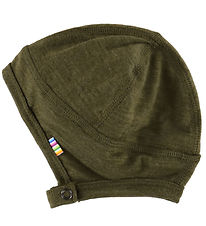 Joha Baby Hat - Wool - 2-layer - Mos Green Joha Baby Hat - Wool - 2-layer - Mos Green