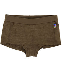 Joha Hipsters - Wool/Silk - Brown Melange Joha Hipsters - Wool/Silk - Brown Melange