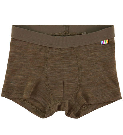 Joha Boxers - Wool/Silk - Brown Melange