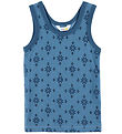 Joha Undershirt - Wool/Cotton - Blue w. Snowflakes Joha Undershirt - Wool/Cotton - Blue w. Snowflakes