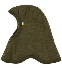 Joha Balaclava - Wool - 2-layer - Mos Green Joha Balaclava - Wool - 2-layer - Mos Green