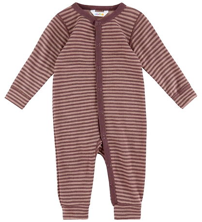 Joha Jumpsuit - Wool - Rose w. Stripes Joha Jumpsuit - Wool - Rose w. Stripes