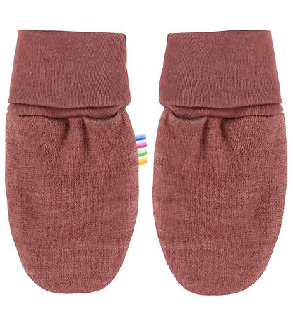 Joha Mittens w/o Thumb - Wool/Bamboo - Dark Rose Joha Mittens w/o Thumb - Wool/Bamboo - Dark Rose
