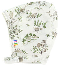 Joha Baby Hat - Wool/Silk - Off White w. Trees Joha Baby Hat - Wool/Silk - Off White w. Trees