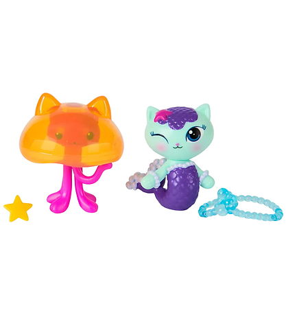 Gabby's Dollhouse Toy Figurine - MerCat & Kitty Jellyfish Gabby's Dollhouse Toy Figurine - MerCat & Kitty Jellyfish