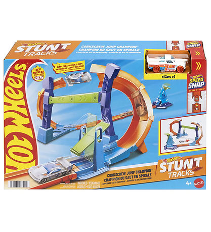 Hot Wheels Car Track - Stunt Tracks - Corkscrew Jump Champion