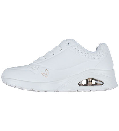 Skechers Shoes - Uno Golden Heart - White/Rose Gold