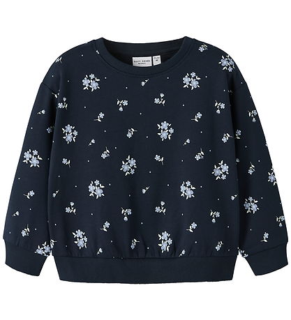 Name It Sweatshirt - NmfViloui - Navy Blazer/Blossom Name It Sweatshirt - NmfViloui - Navy Blazer/Blossom