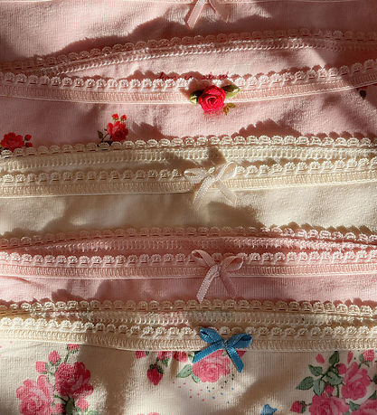 Konges Sløjd Knickers - 5-Pack - Pink/Beige