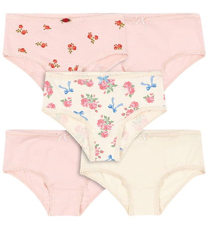 Konges Sløjd Knickers - 5-Pack - Pink/Beige