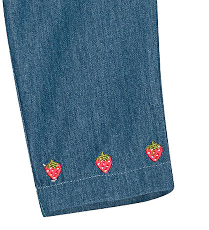 Flöss Trousers - Vilma - Denim - Mid Blue Strawberry