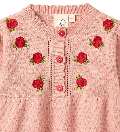 Flöss Dress - Aya - Knitted - Warm Pink
