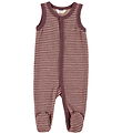 Joha Romper - Wool - Rose w. Stripes Joha Romper - Wool - Rose w. Stripes