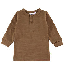 Joha Blouse - Wool - Warm Brown Joha Blouse - Wool - Warm Brown