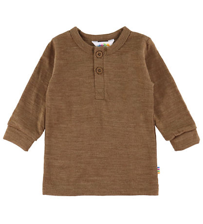Joha Blouse - Wool - Warm Brown Joha Blouse - Wool - Warm Brown