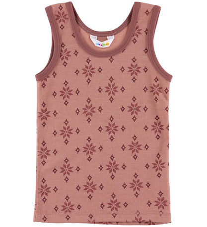 Sous-pull Joha - Laine/Coton - Rose av. Flocons de Neige Sous-pull Joha - Laine/Coton - Rose av. Flocons de Neige