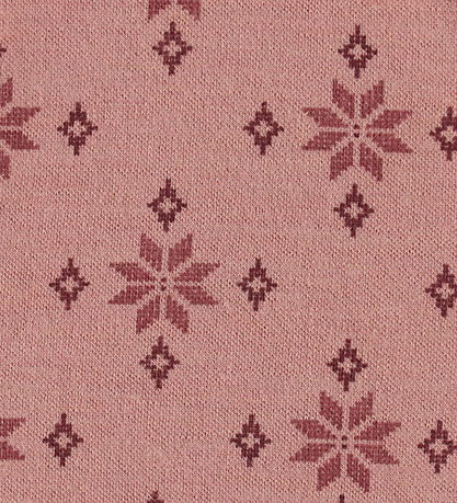 Joha Hipsters - Wool/Cotton - Rose w. Snowflakes