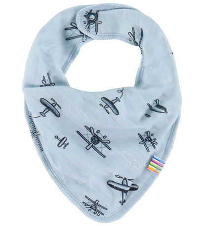 Bavoir Bandana Joha - Laine/Bambou - Bleu Clair Bavoir Bandana Joha - Laine/Bambou - Bleu Clair