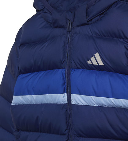 adidas Performance Puffer Jacket - Dark Blue/Royal Blue/Glow Blu