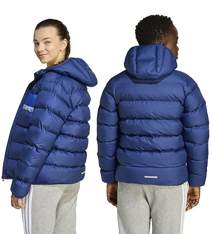 adidas Performance Puffer Jacket - Dark Blue/Royal Blue/Glow Blu