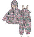 Konges Sløjd Rainwear w. Suspenders/Fleece - PU - Palm - Kyoto Konges Sløjd Rainwear w. Suspenders/Fleece - PU - Palm - Kyoto