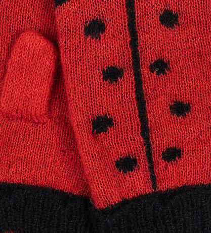 Moufles Konges Sløjd - Laine/Polyester - Tricoté - Coccinelle -  Moufles Konges Sløjd - Laine/Polyester - Tricoté - Coccinelle -