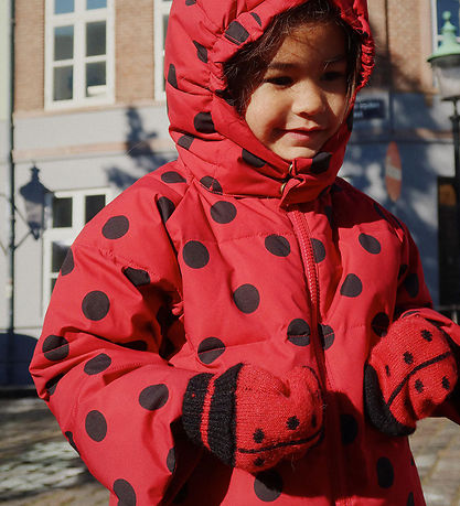 Moufles Konges Sløjd - Laine/Polyester - Tricoté - Coccinelle -  Moufles Konges Sløjd - Laine/Polyester - Tricoté - Coccinelle -