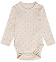 Hummel Bodysuit l/s - HmlMini Bee - Whitecap Gray w. Logo Hummel Bodysuit l/s - HmlMini Bee - Whitecap Gray w. Logo