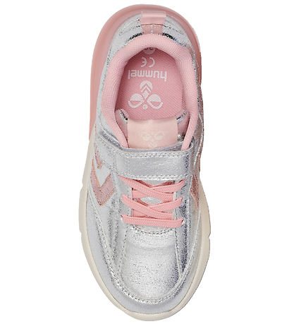 Hummel Shoes w. Light - Daylight Glitter Jr - Silver Hummel Shoes w. Light - Daylight Glitter Jr - Silver