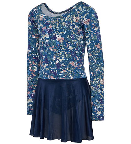 Hummel Gymsuit - HmlJR Mix Gym - Dress Blues/Riverside Hummel Gymsuit - HmlJR Mix Gym - Dress Blues/Riverside