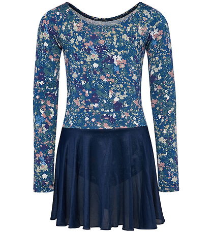 Hummel Gymsuit - HmlJR Mix Gym - Dress Blues/Riverside Hummel Gymsuit - HmlJR Mix Gym - Dress Blues/Riverside