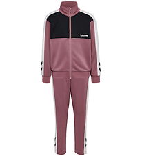 Hummel Tracksuit - HmlJR Colorblock - Wistful Mauve Hummel Tracksuit - HmlJR Colorblock - Wistful Mauve