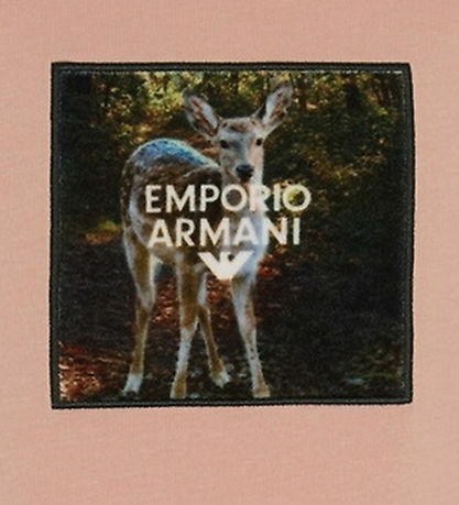 Emporio Armani T-shirt - Mahogany Rose w. Print Emporio Armani T-shirt - Mahogany Rose w. Print