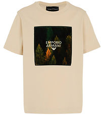 Emporio Armani T-shirt - French Oak w. Print