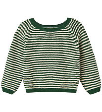 MarMar Blouse - Knitted - Turin - Garden Green Stripe MarMar Blouse - Knitted - Turin - Garden Green Stripe
