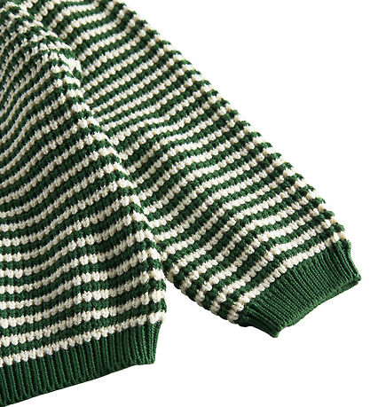 MarMar Blouse - Knitted - Turin - Garden Green Stripe