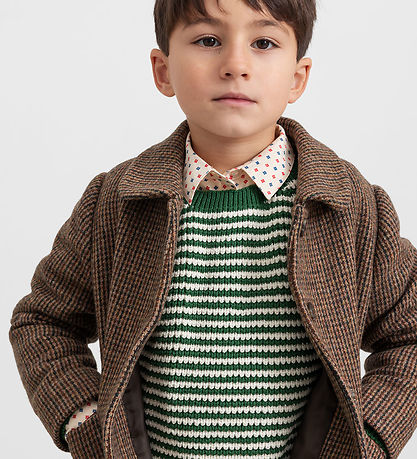 MarMar Blouse - Knitted - Turin - Garden Green Stripe