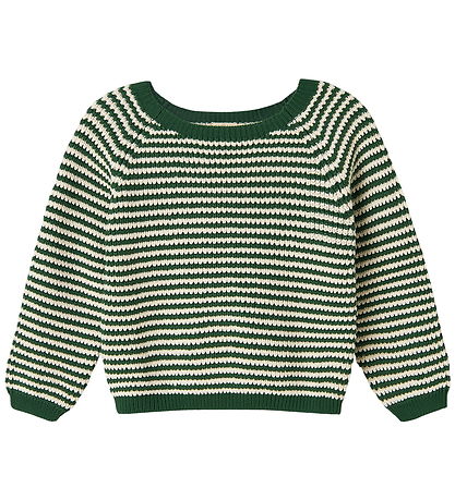 MarMar Blouse - Knitted - Turin - Garden Green Stripe