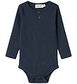 MarMar Bodysuit l/s - Rib - Pilot Navy MarMar Bodysuit l/s - Rib - Pilot Navy
