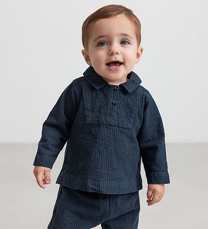 MarMar Trousers - Panto - Dark Blue Stripe