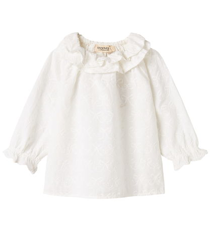 MarMar Blouse - Tonello - White w. Bows