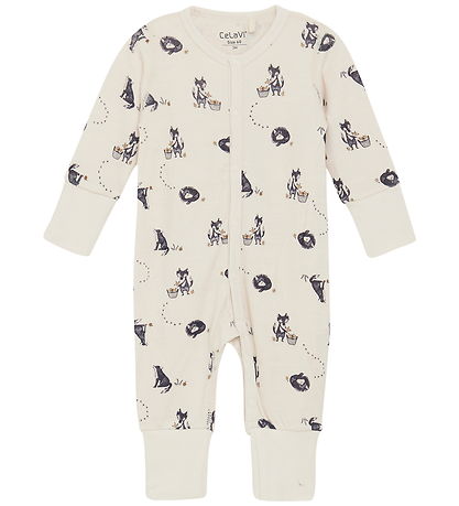 CeLaVi Jumpsuit - Wool - Night Sky w. Animals CeLaVi Jumpsuit - Wool - Night Sky w. Animals