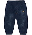 Minymo Trousers - Sweat Denim - Parisian Night Minymo Trousers - Sweat Denim - Parisian Night