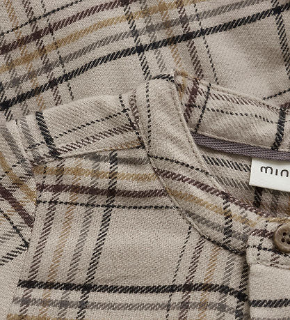 Minymo Hemdbody l/ä - Oxford Tan
